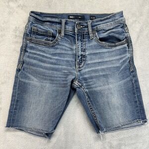 BKE Jake Denim Cut Off Shorts Men Size 31x8.5 Blue Medium Wash Jorts‎
